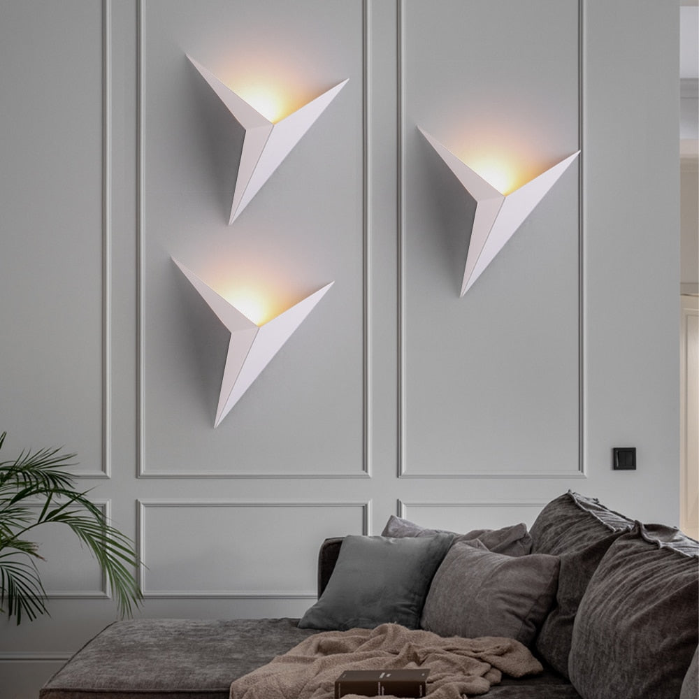 Skorter | TriGlow – Triangular Wall Lamp for Sleek, Modern Lighting