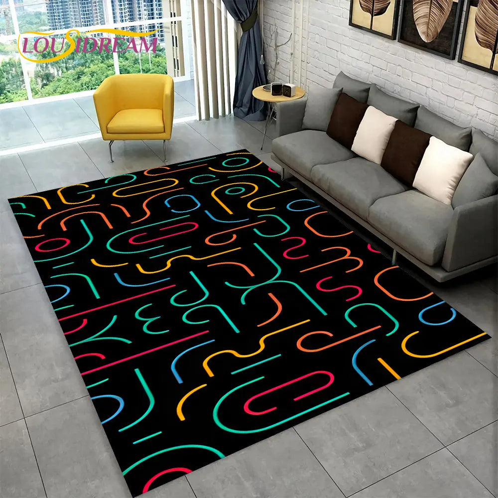 Skorter | Alex 3D Gamer Playmat Carpet - Large Non-Slip Carpet for Kids & Living Room