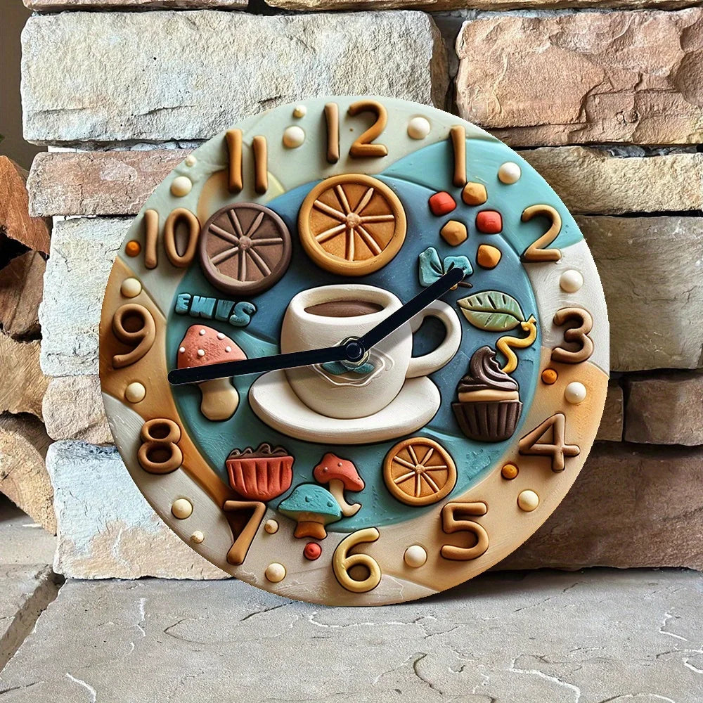 Skorter | Silent Coffee Clock DIY Decor