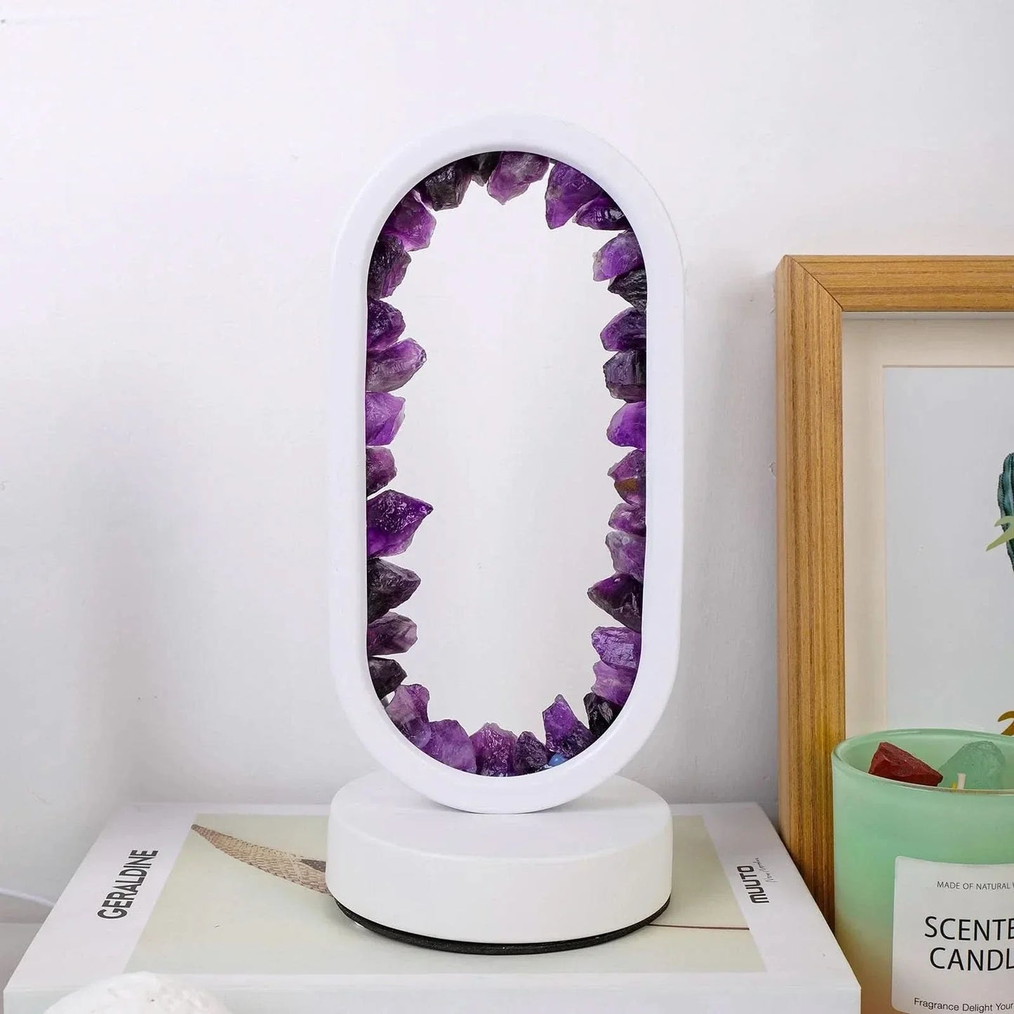 Skorter | Natural Amethyst Crystal Lamp for Relaxation
