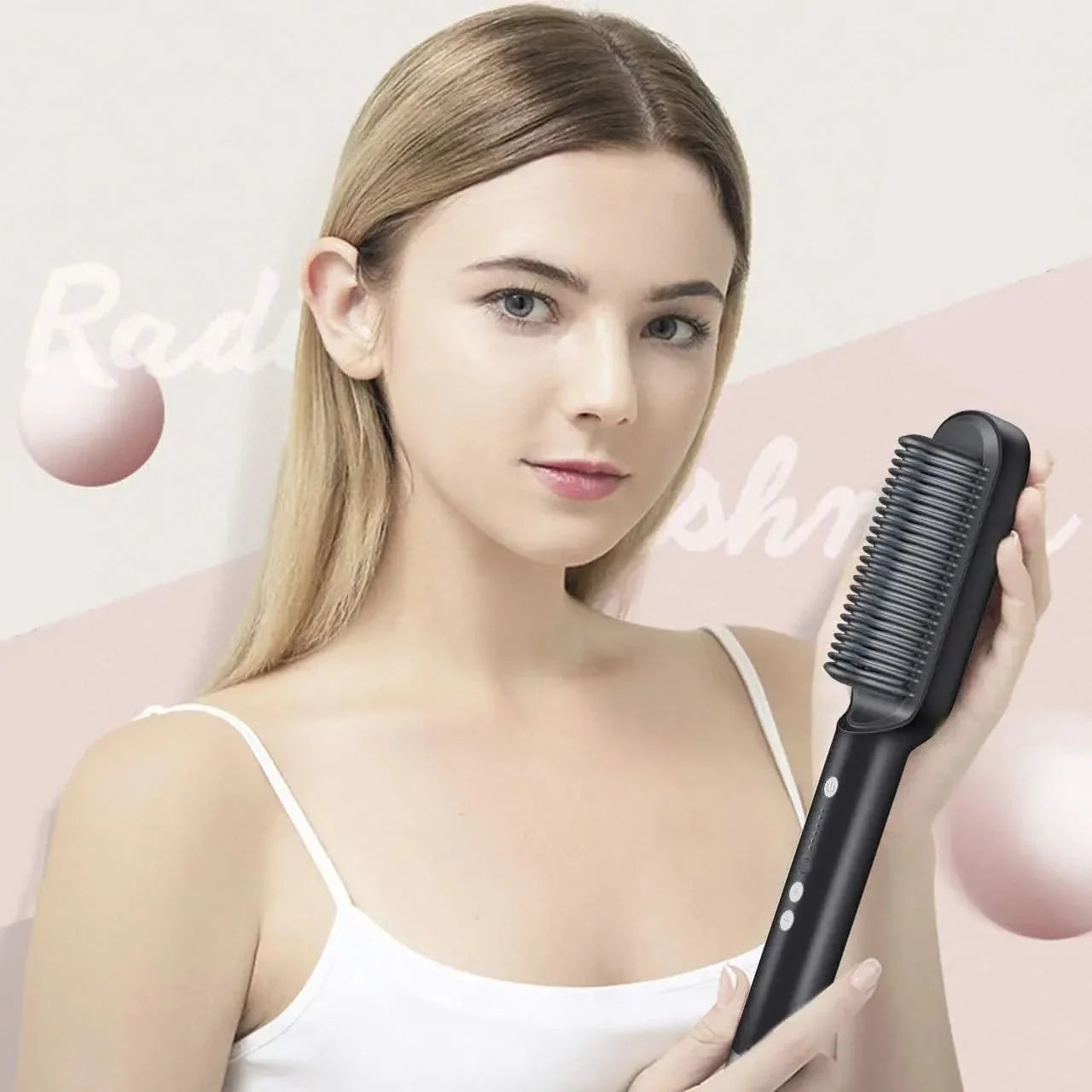 Skorter | Heated Hair Straightening Brush with LED Display