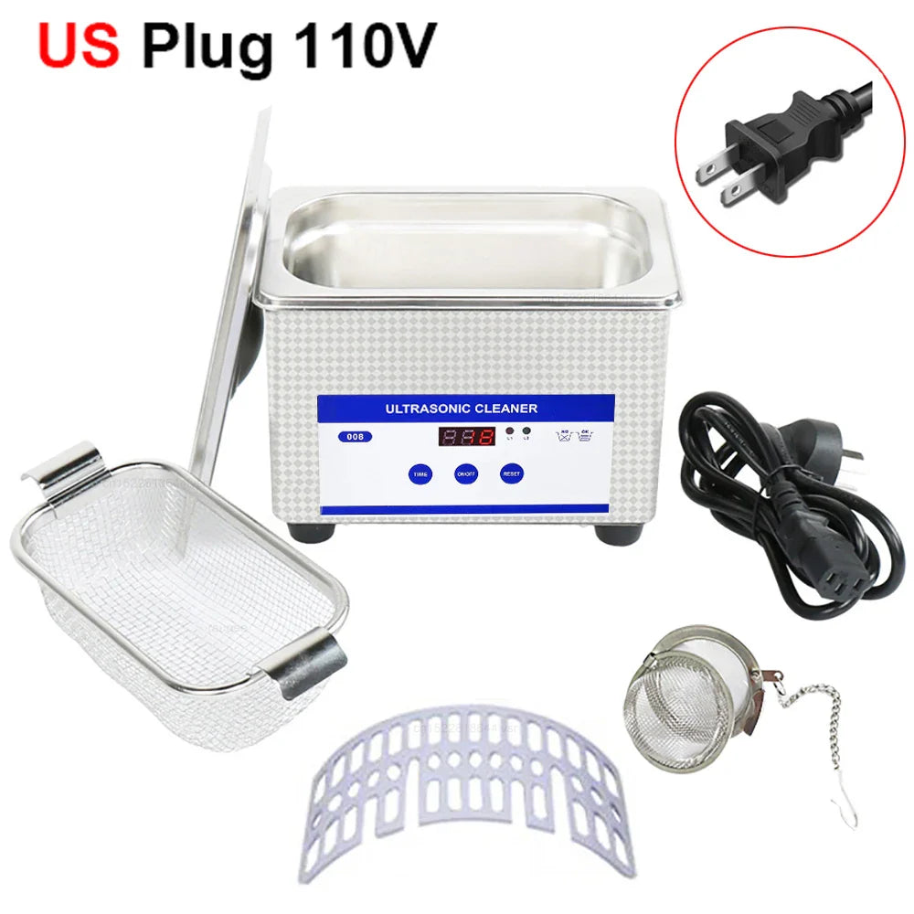 Skorter | Ultrasonic Glasses Cleaner 40kHz Stainless Steel Jewellery Cleaning Machine – ClearWave