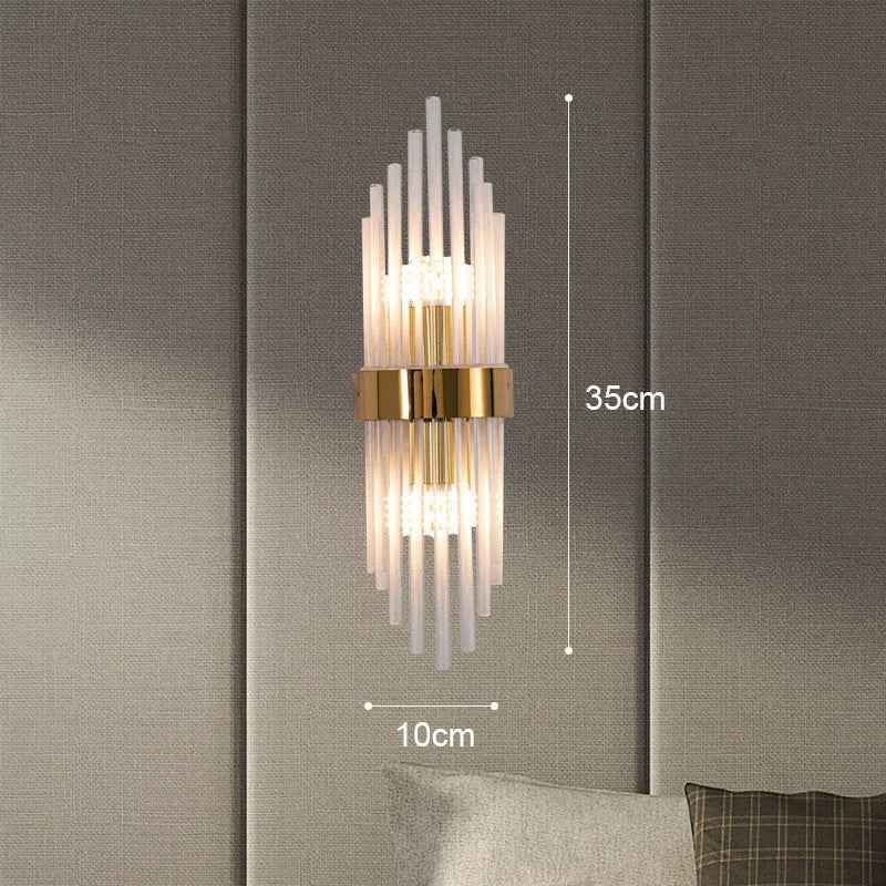 Skorter | GoldenLuxe Elegant LED Wall Lamp | Luxurious Design in Gold | Stylish Wall Lighting