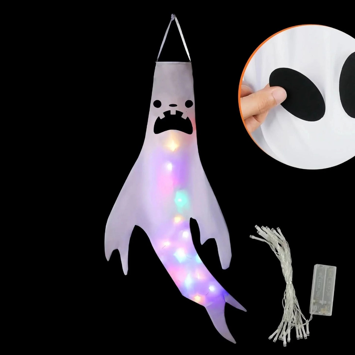Skorter | Halloween Hanging Ghost Lights – LED Outdoor Decor