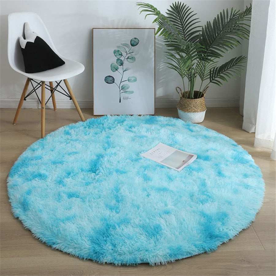 Skorter | Soft Fluffy Round Rug