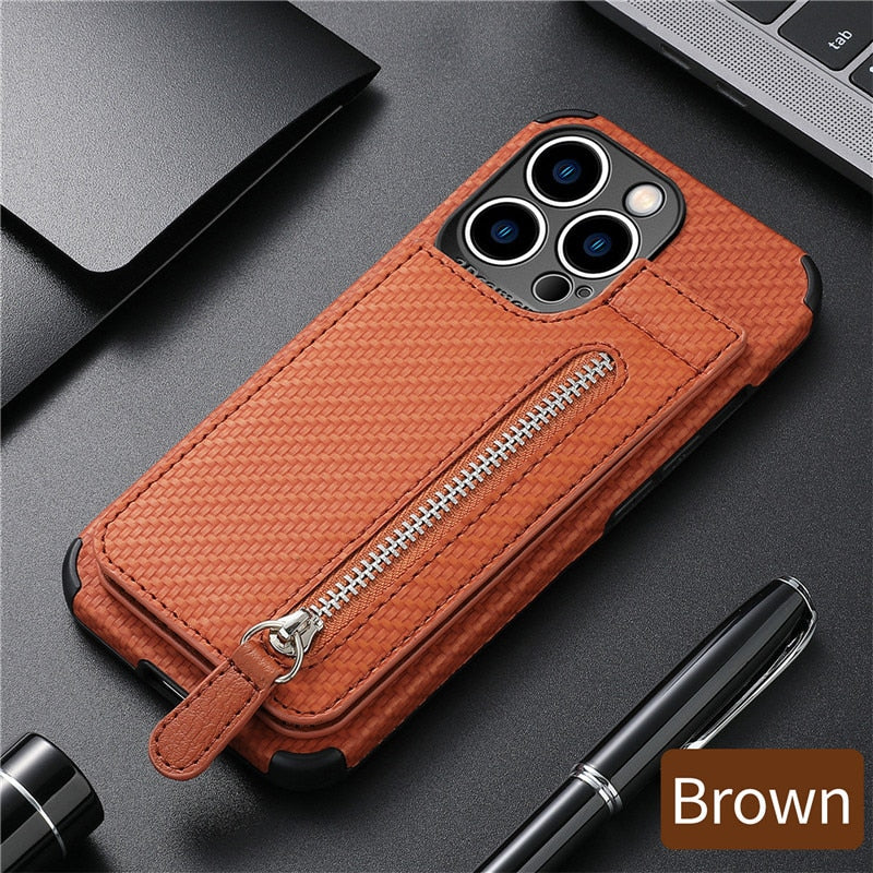 Skorter | Vegan Leather Wallet Case for iPhone