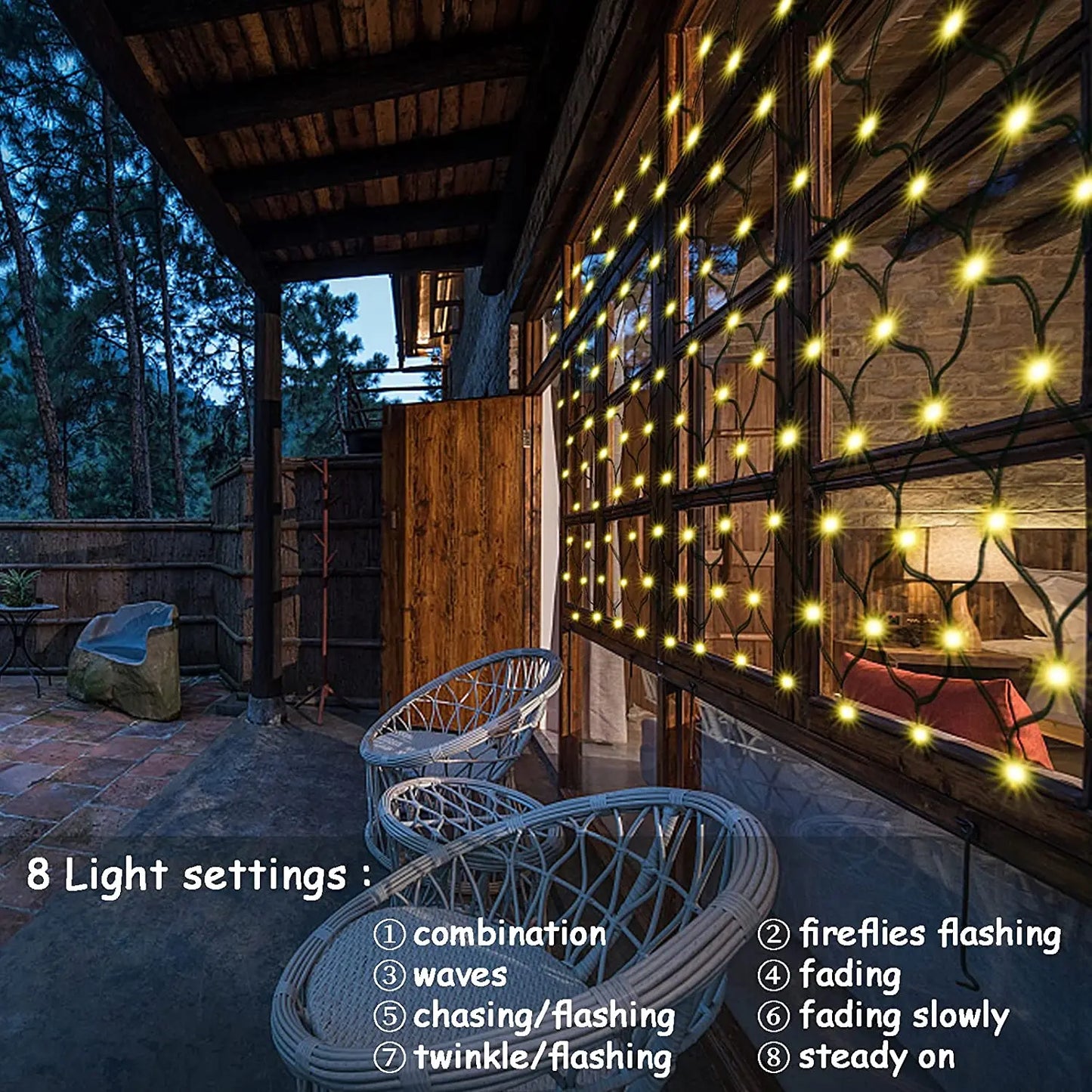 Skorter | SolarShine - Solar Energy Net Light for Outdoor
