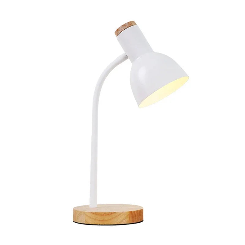 Skorter | Autumn and Winter Lighting | Nordic Creative Wood Art Iron LED Desk Lamp - Moxie