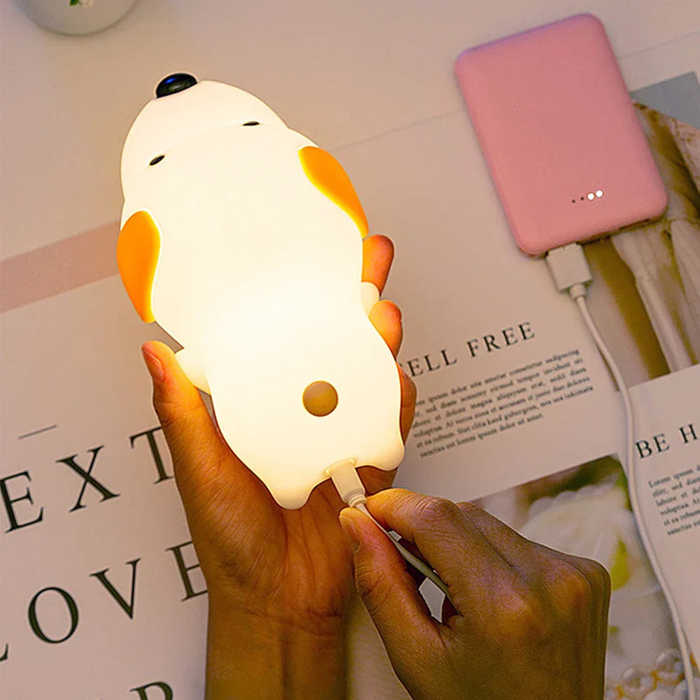Skorter | Puppy Silicone Night Light - USB Rechargeable LED Lamp