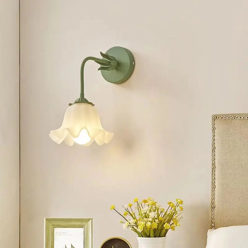 Skorter | FrenchBloom - Wall lamp Bedroom With Floral Design