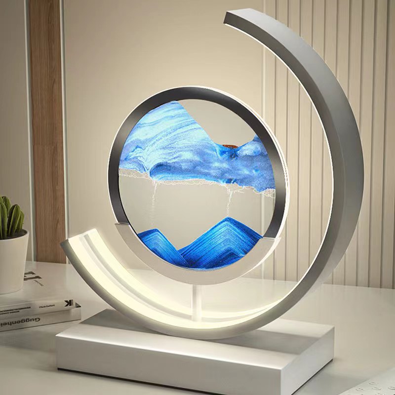 Skorter | LED Table Lamp with Moving Sand Landscape – SandLight