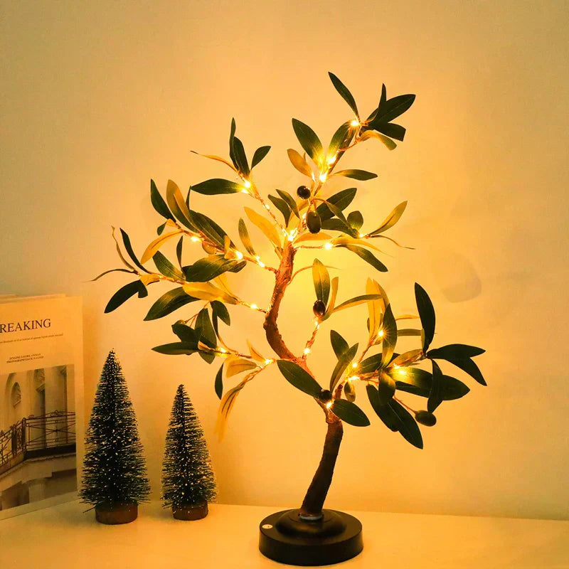 Skorter | LumiTree - LED Tree Lamp with Removable Base – Atmospheric Lighting for Living Room and Bedroom