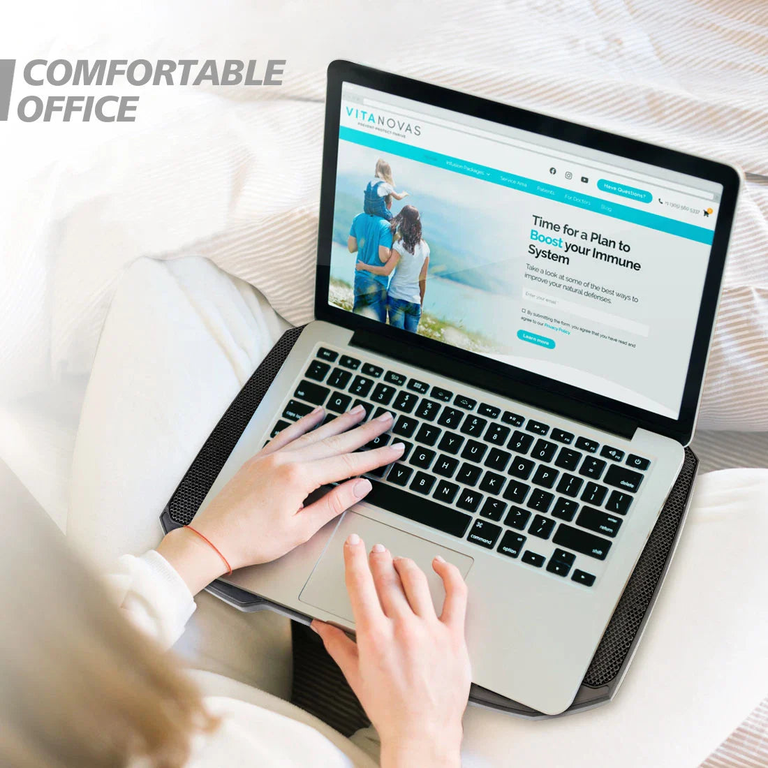 Skorter | 12-17 Inch Laptop Cooling Pad with 5 Fans