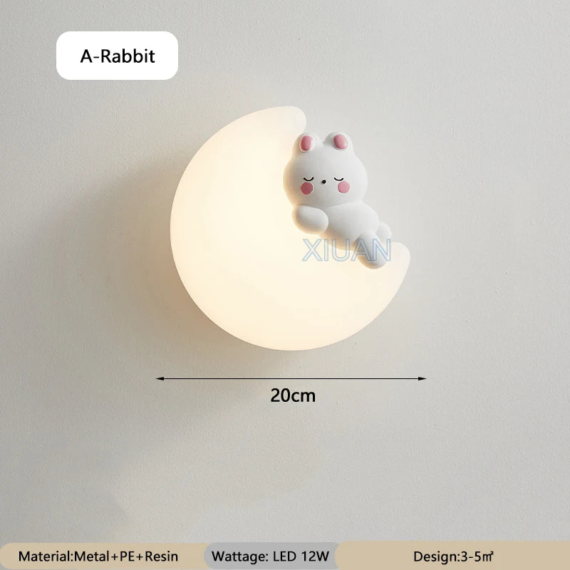 Skorter | MoonAnimal - Creative Moon Lamp for Kids' Room and Bedroom