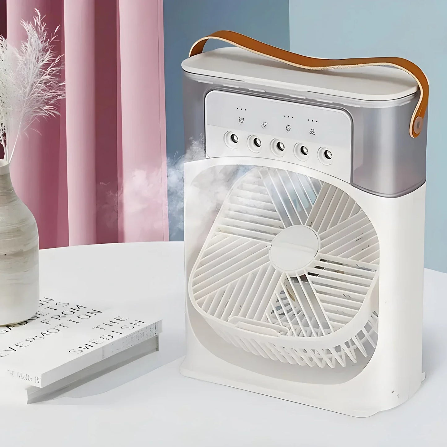 Skorter | AirCooler Pro 3-in-1 Fan, Air Conditioning and Humidifier with 7-Color LED Light