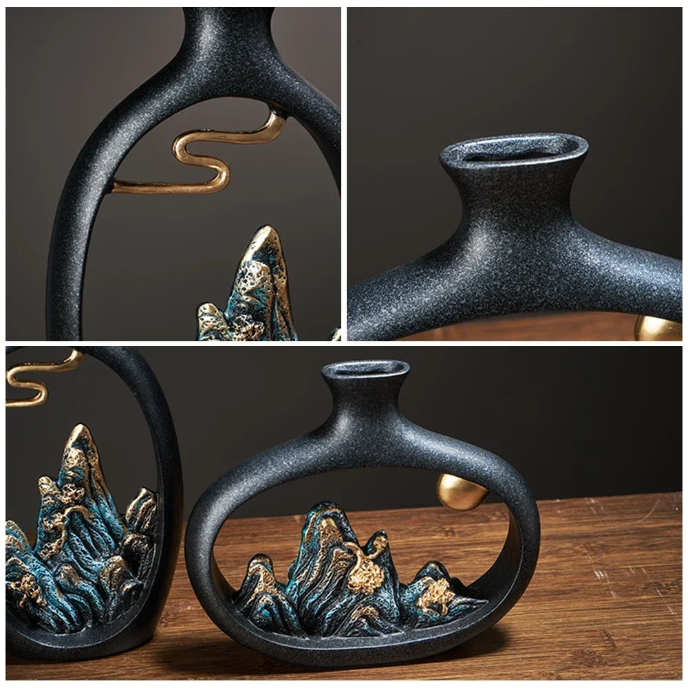 Skorter | Minimalism Mountain Stone Vase