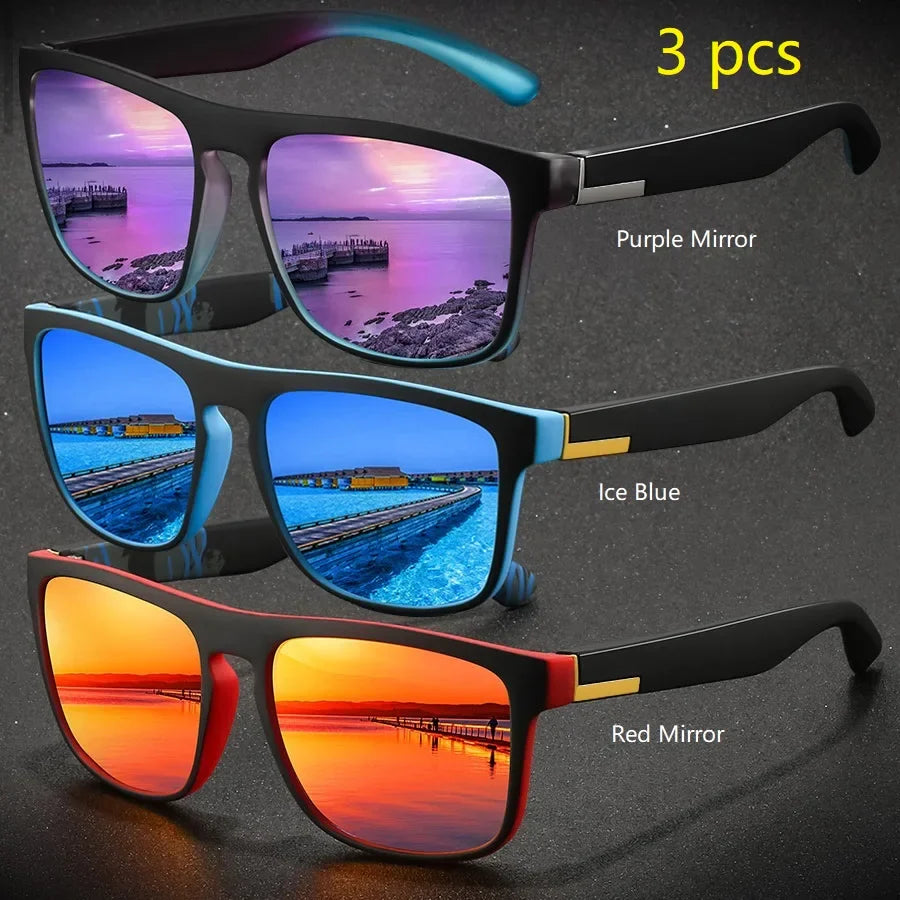 Skorter | Square Sports Sunglasses UV400 Unisex Fishing & Driving Eyewear