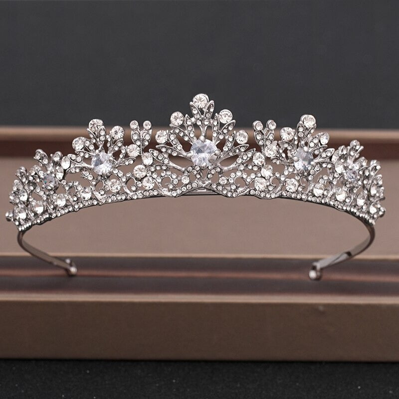 Skorter | Elegant Bridal Baroque Rhinestones Crown And Tiara Collection