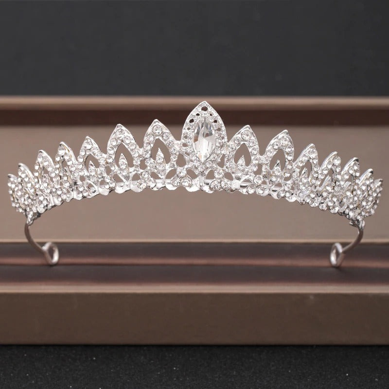 Skorter | Elegant Bridal Baroque Rhinestones Crown And Tiara Collection