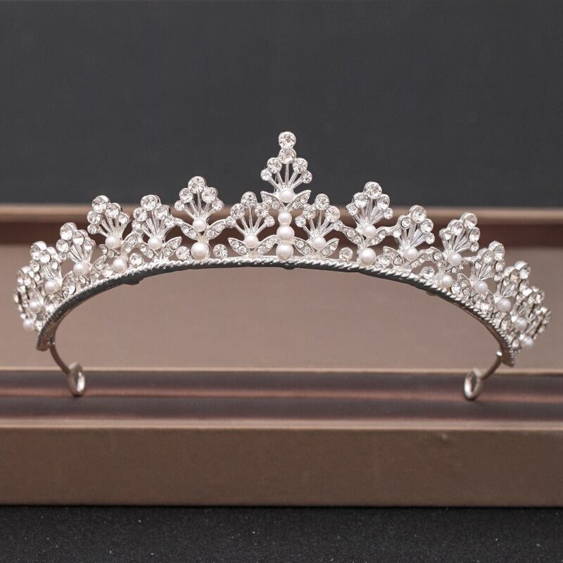 Skorter | Elegant Bridal Baroque Rhinestones Crown And Tiara Collection