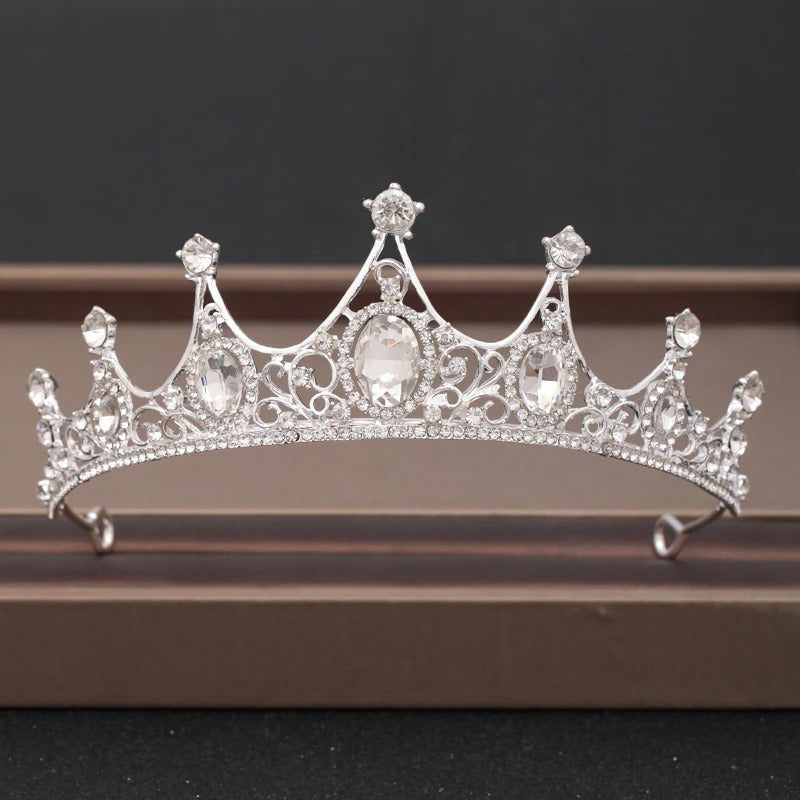 Skorter | Elegant Bridal Baroque Rhinestones Crown And Tiara Collection