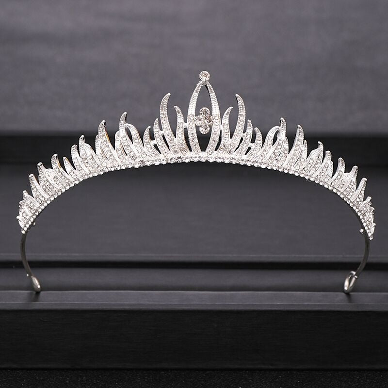Skorter | Elegant Bridal Baroque Rhinestones Crown And Tiara Collection