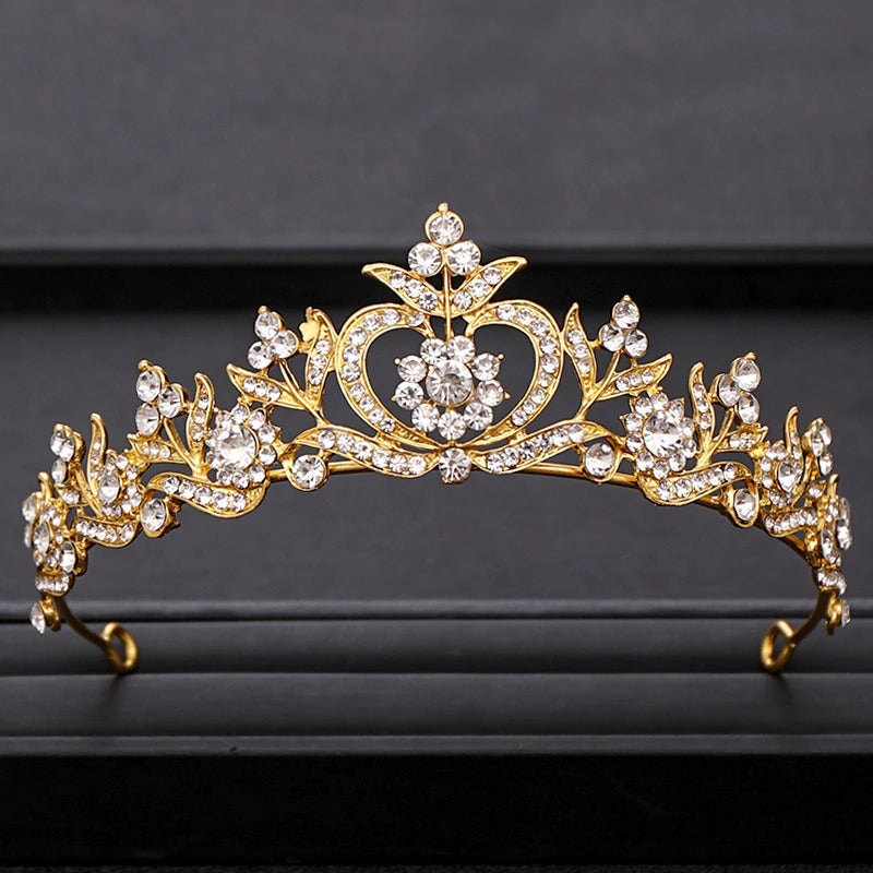Skorter | Elegant Bridal Baroque Rhinestones Crown And Tiara Collection