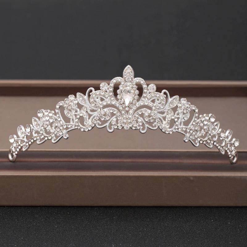 Skorter | Elegant Bridal Baroque Rhinestones Crown And Tiara Collection
