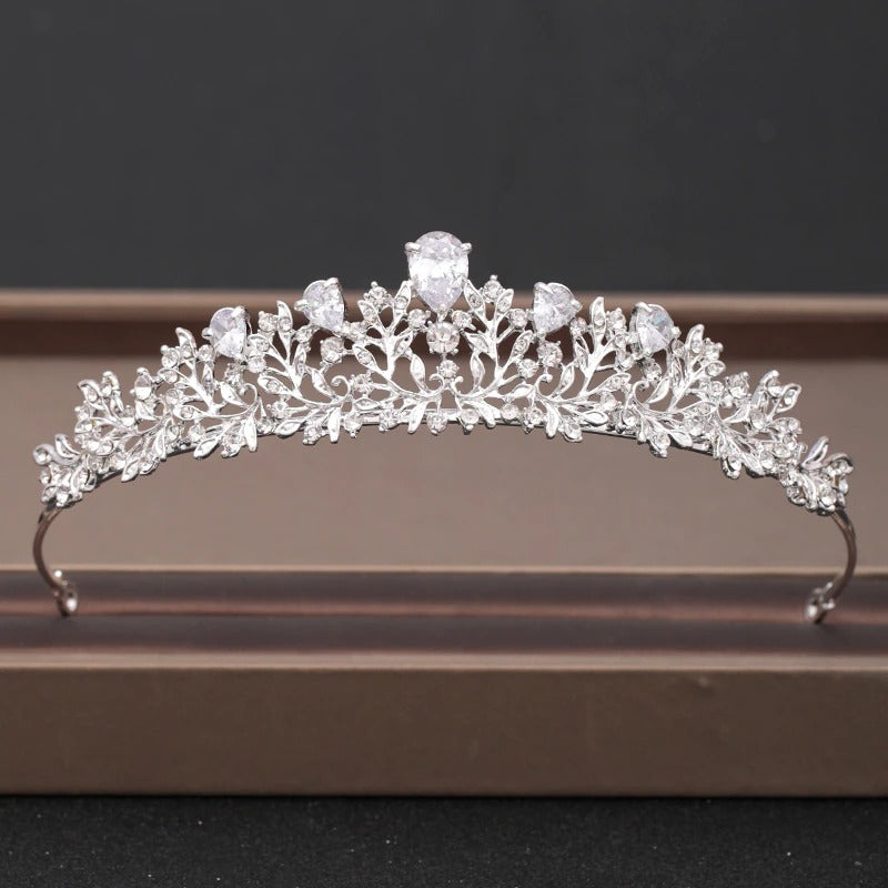 Skorter | Elegant Bridal Baroque Rhinestones Crown And Tiara Collection