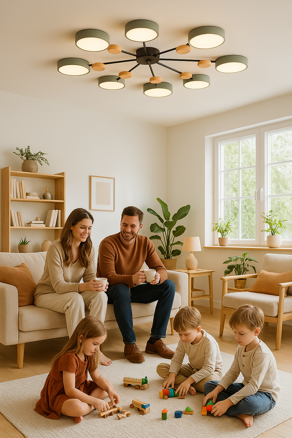 Skorter | Scandinavian LED Ceiling Light – Modern Branch Design with Warm White Illumination & Energy Efficient Technology