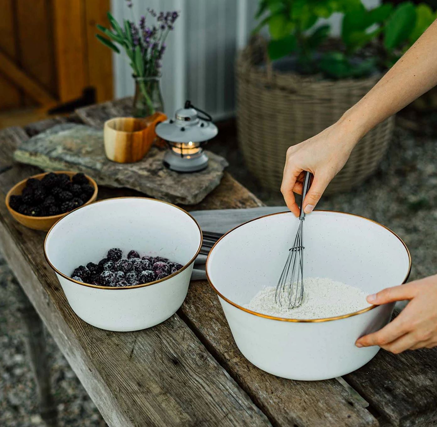 Skorter | Enamelled Mixing Bowl Set