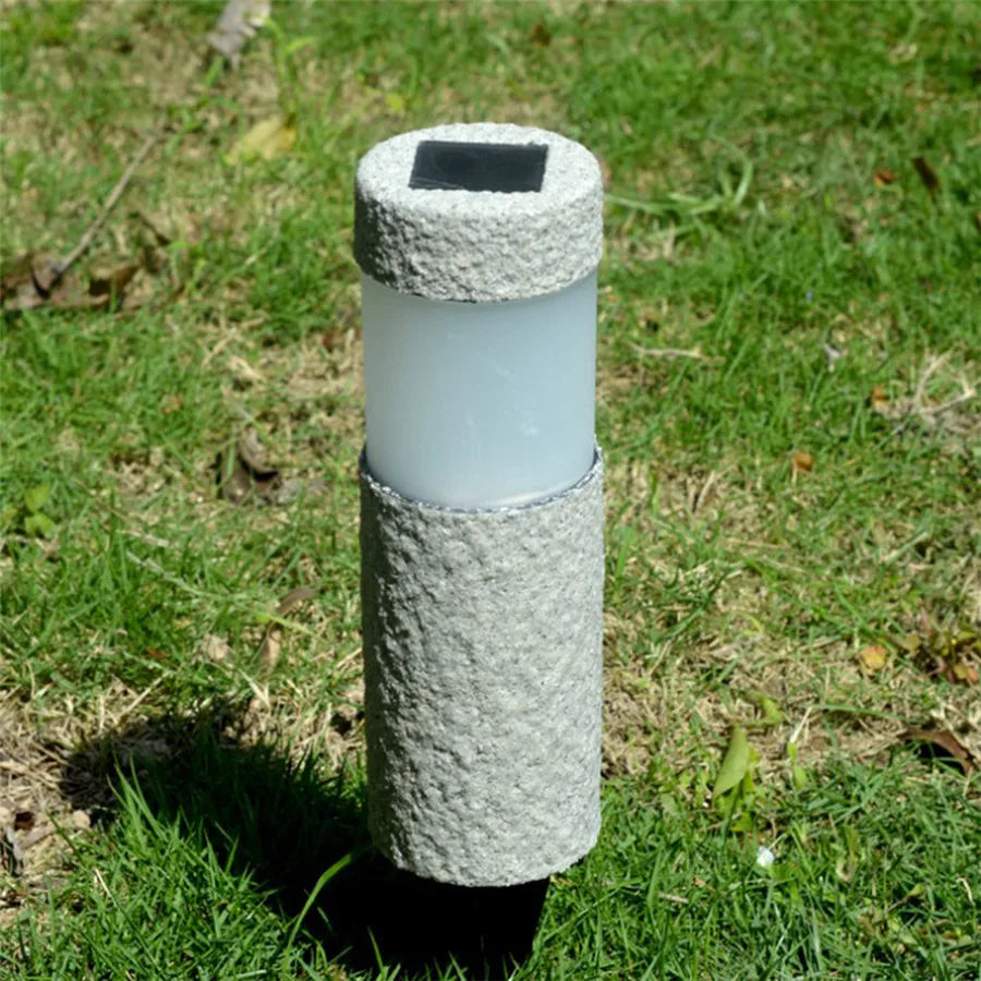 Skorter | StoneBeam – LED Solar Stone Column Light for Garden – Weatherproof & Energy Saving Outdoor Lighting