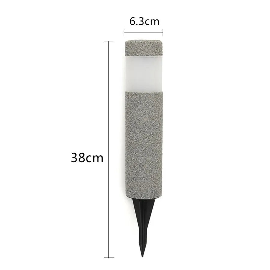Skorter | StoneBeam – LED Solar Stone Column Light for Garden – Weatherproof & Energy Saving Outdoor Lighting