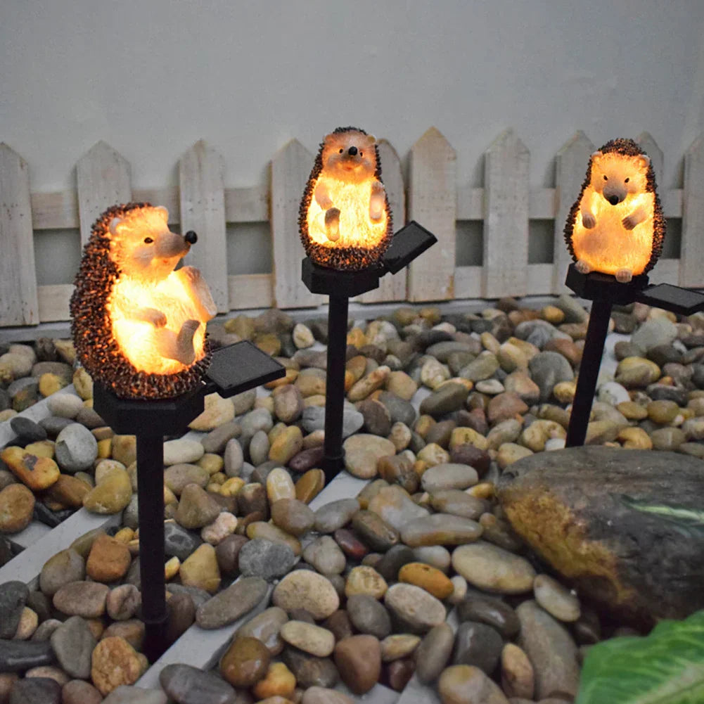 Skorter | GlowHedgehog – Sun Hedgehog Garden Lamp – Cute LED Decoration for Outdoors