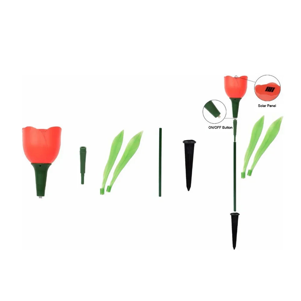 Skorter | SolarGlow - Solar Energy Tulip Lamps for Garden – Decorative LED Outdoor Lighting