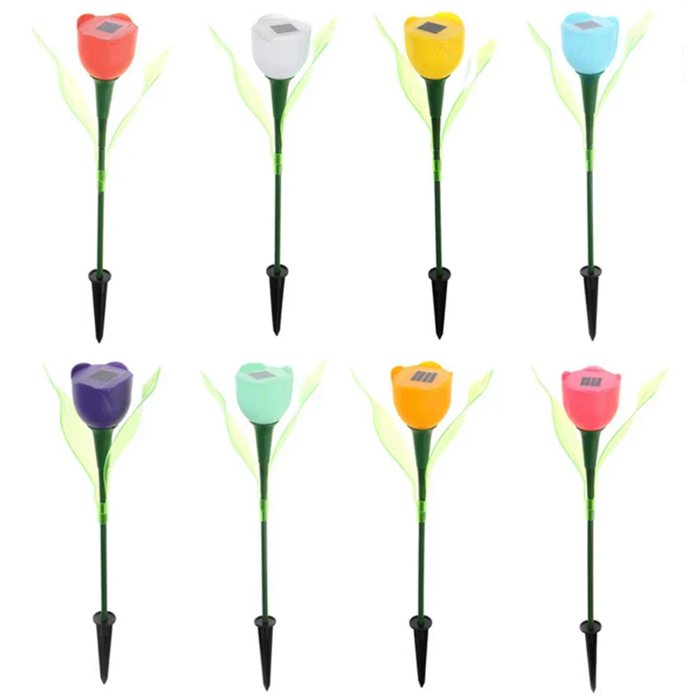 Skorter | SolarGlow - Solar Energy Tulip Lamps for Garden – Decorative LED Outdoor Lighting