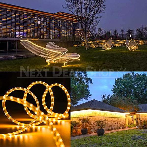 Skorter | Solar Powered 16ft Outdoor LED Light Strip