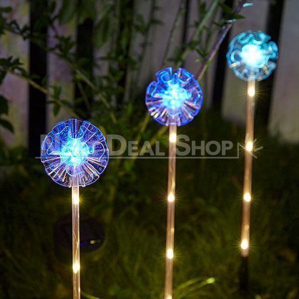 Skorter | Solar-powered Color-changing LED Dandelion 3-piece Plug Set