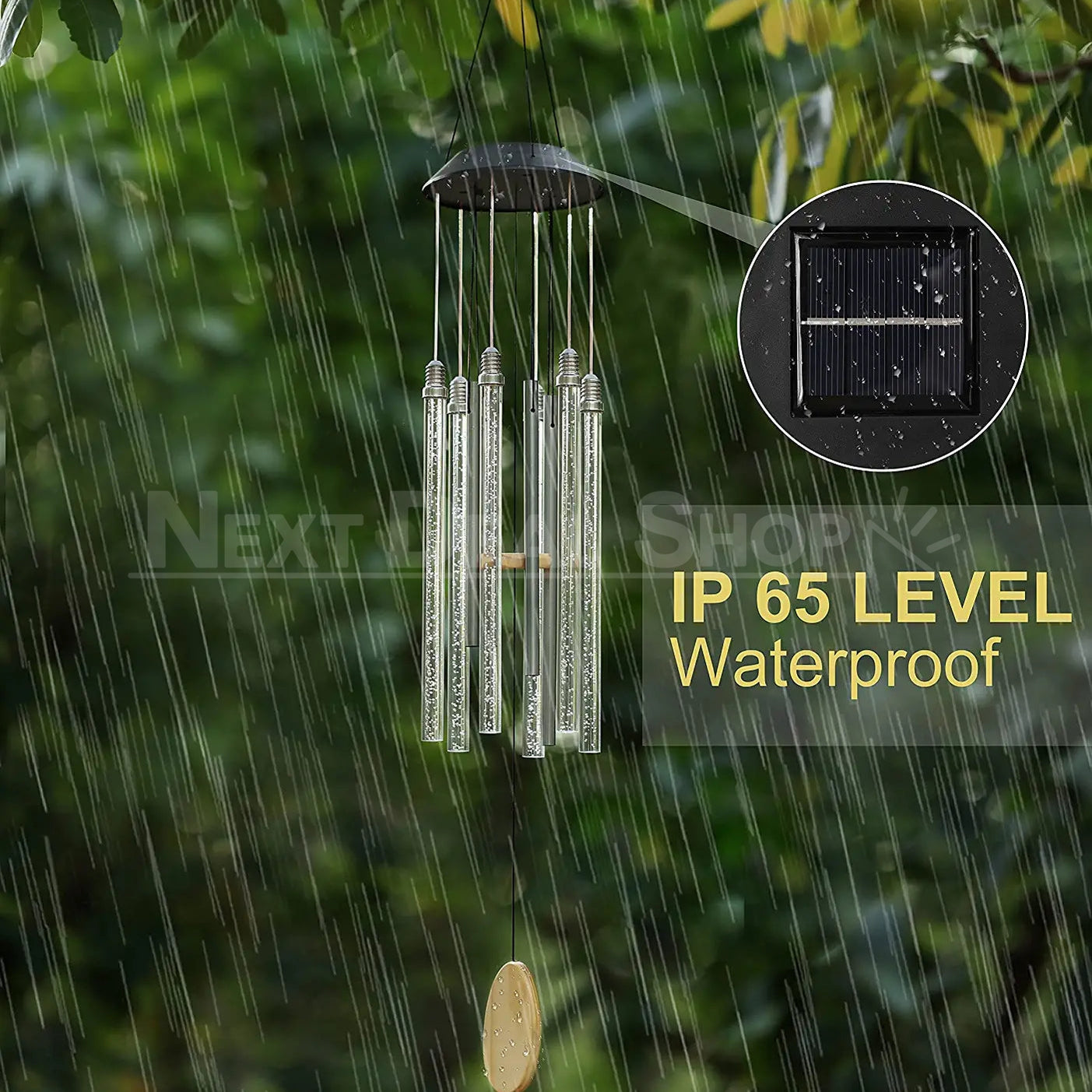 Skorter | Solar-Powered Colorful Wind Chime Light