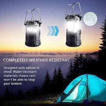 Skorter | Solar LED Camping Lamp - Perfect for Hiking, Camping, Emergencies!