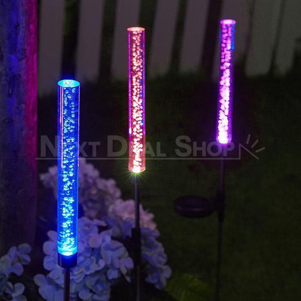 Skorter | Solar-powered LED color-changing bubble light