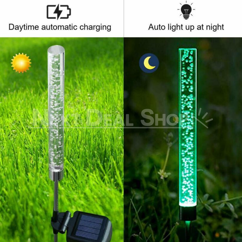 Skorter | Solar-powered LED color-changing bubble light