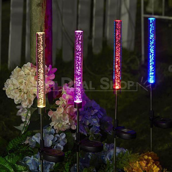 Skorter | Solar-powered LED color-changing bubble light
