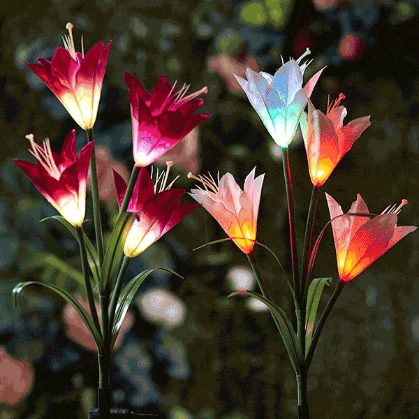 Skorter | Solar-powered LED Flower Stake Light