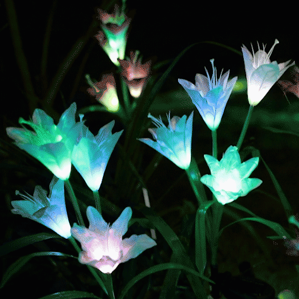 Skorter | Solar-powered LED Flower Stake Light