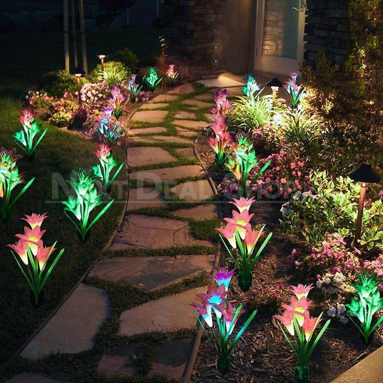 Skorter | Solar-powered LED Flower Stake Light