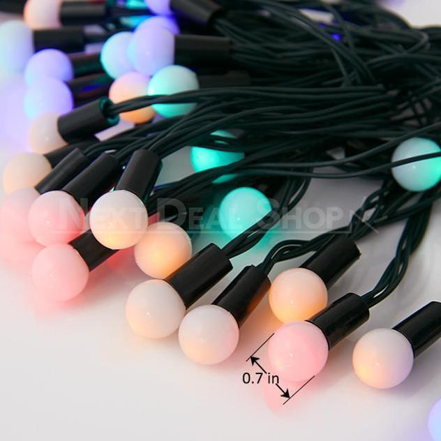 Skorter | Solar-Powered LED Ball Light String (Warm White and Multicolor available)