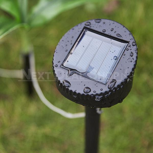 Skorter | Solar Powered LED Hyacinth 3 Piece Fence Set