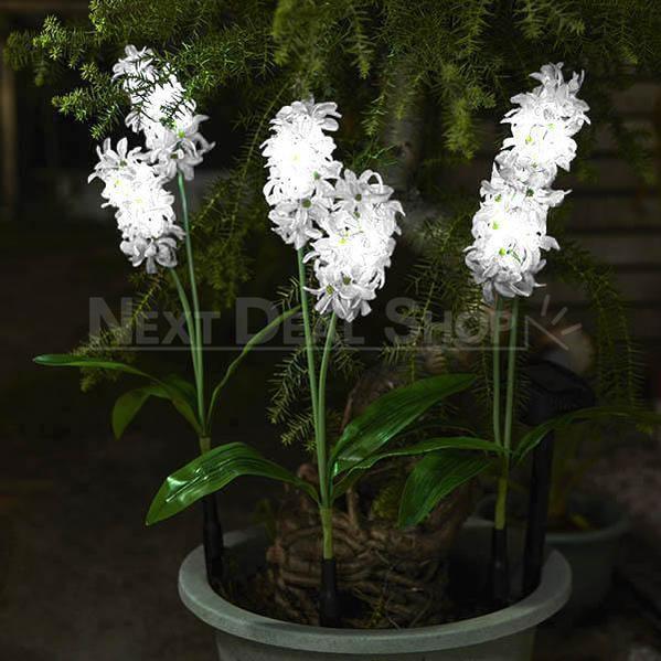 Skorter | Solar Powered LED Hyacinth 3 Piece Fence Set