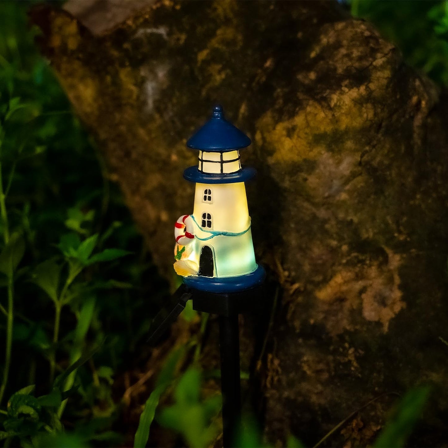 Skorter | Solar Powered LED Lighthouse Stake Light